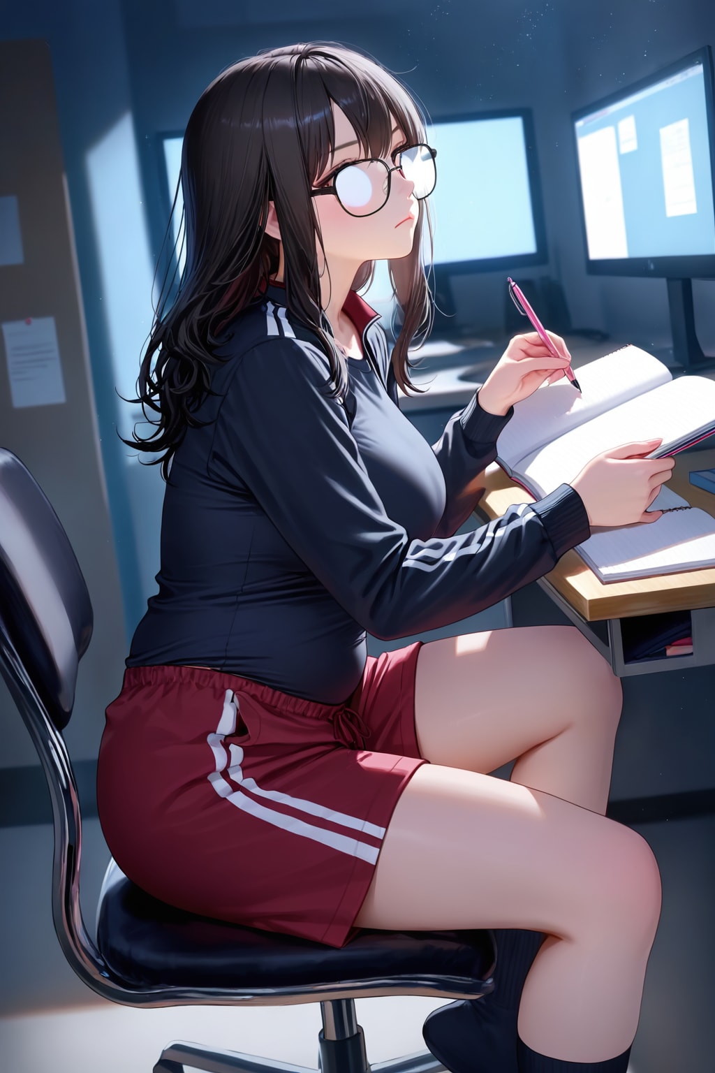 「………」 | の人気AIイラスト・グラビア