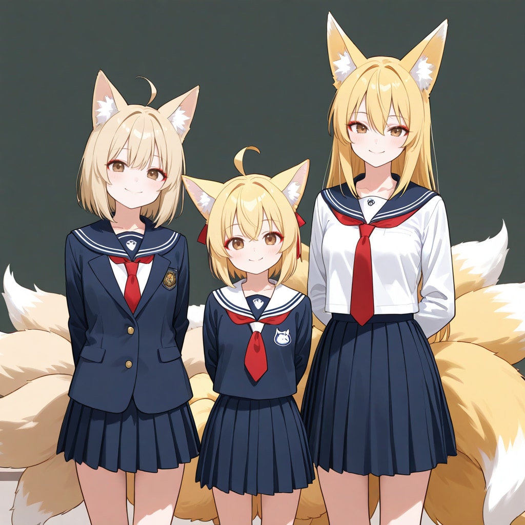 3/4　三姉妹の日 | の人気AIイラスト・グラビア