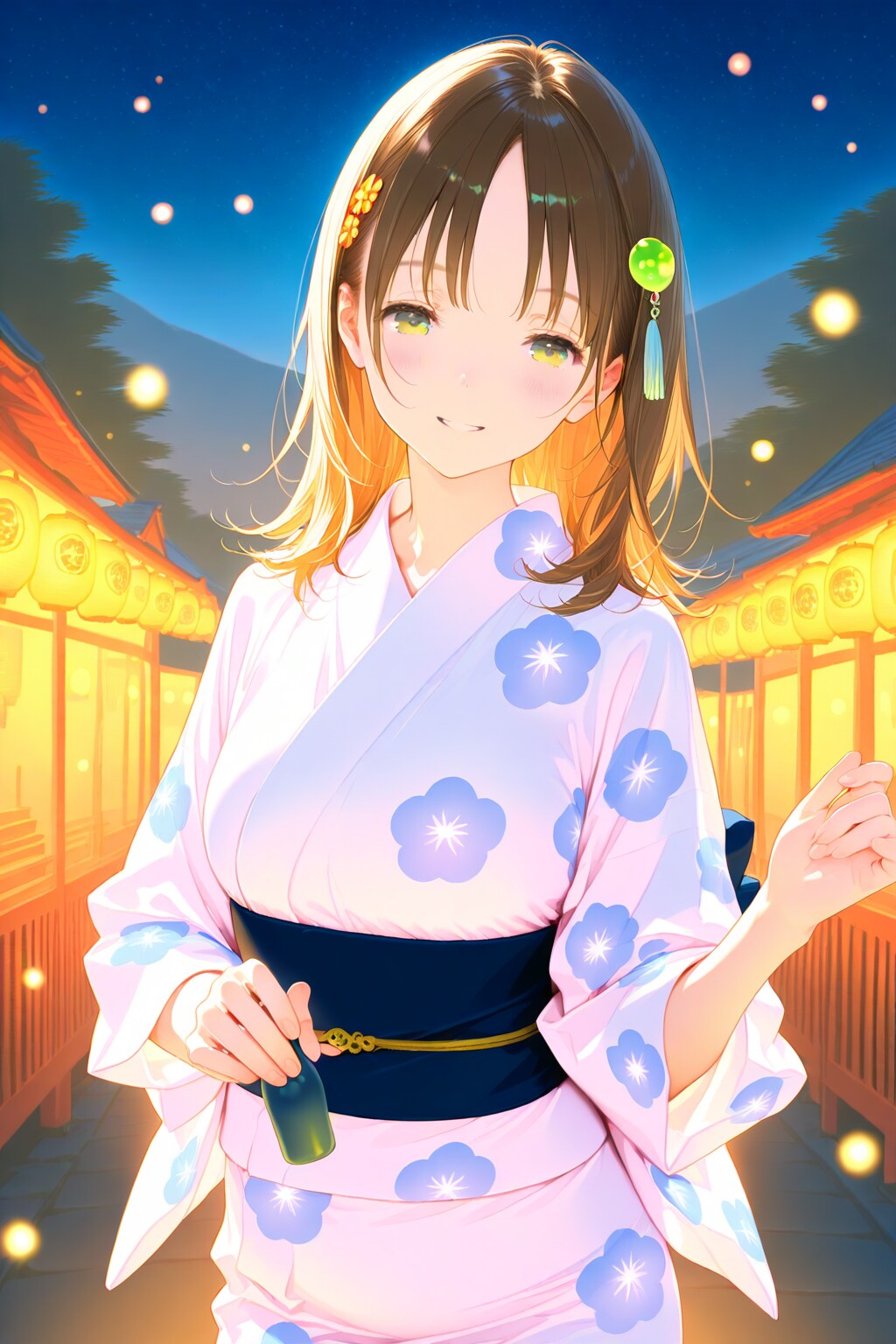 他モデルで浴衣①