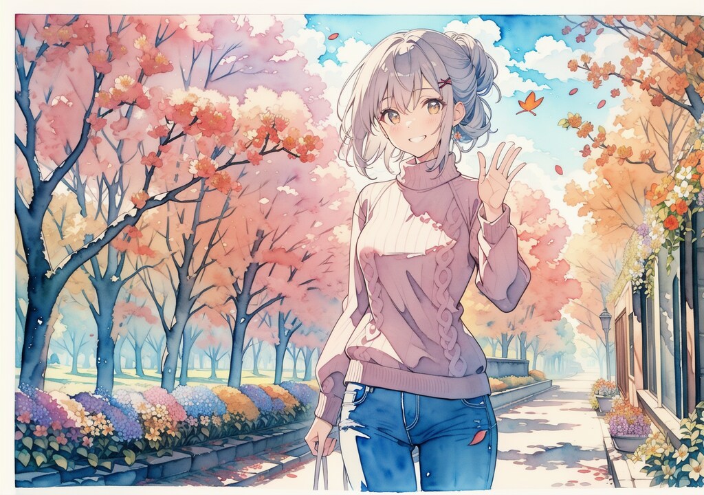 看板娘 autumn