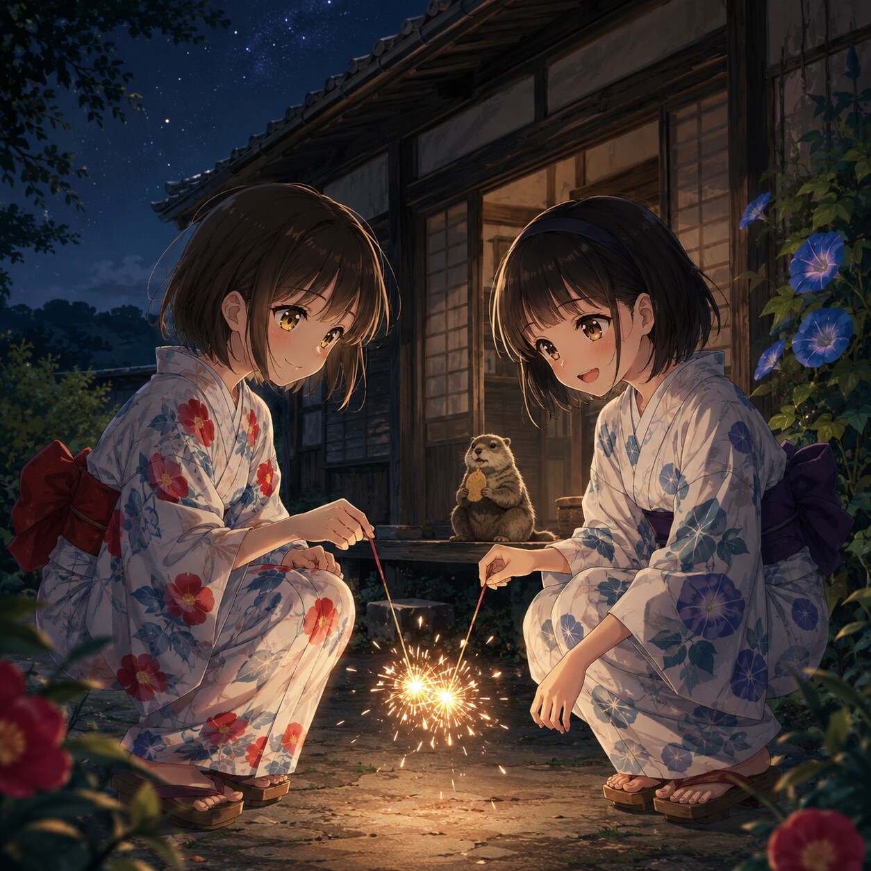 さんま゛ちゃんと愛央ちゃん