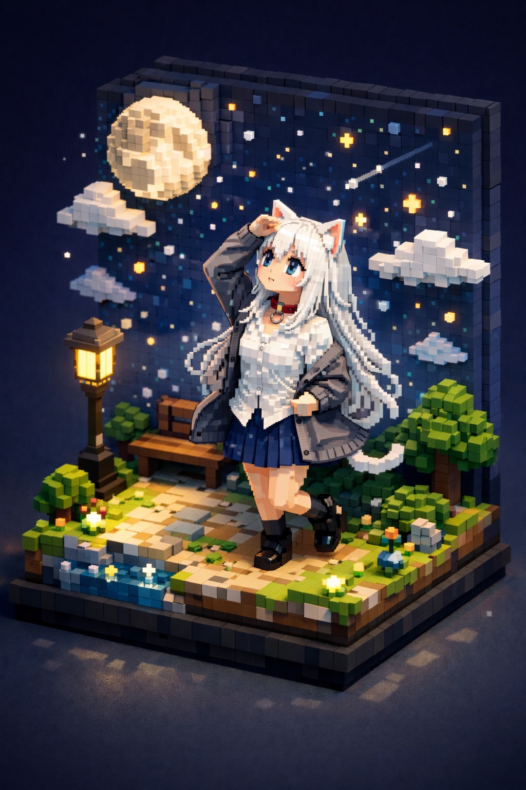 星見猫のジオラマ | の人気AIイラスト・グラビア