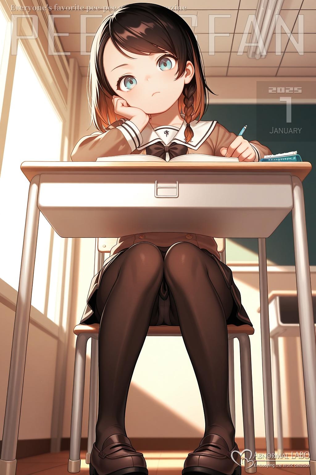 9枚）あの娘のオシッコ覗いたら♡女子校生【PEEINGFAN】