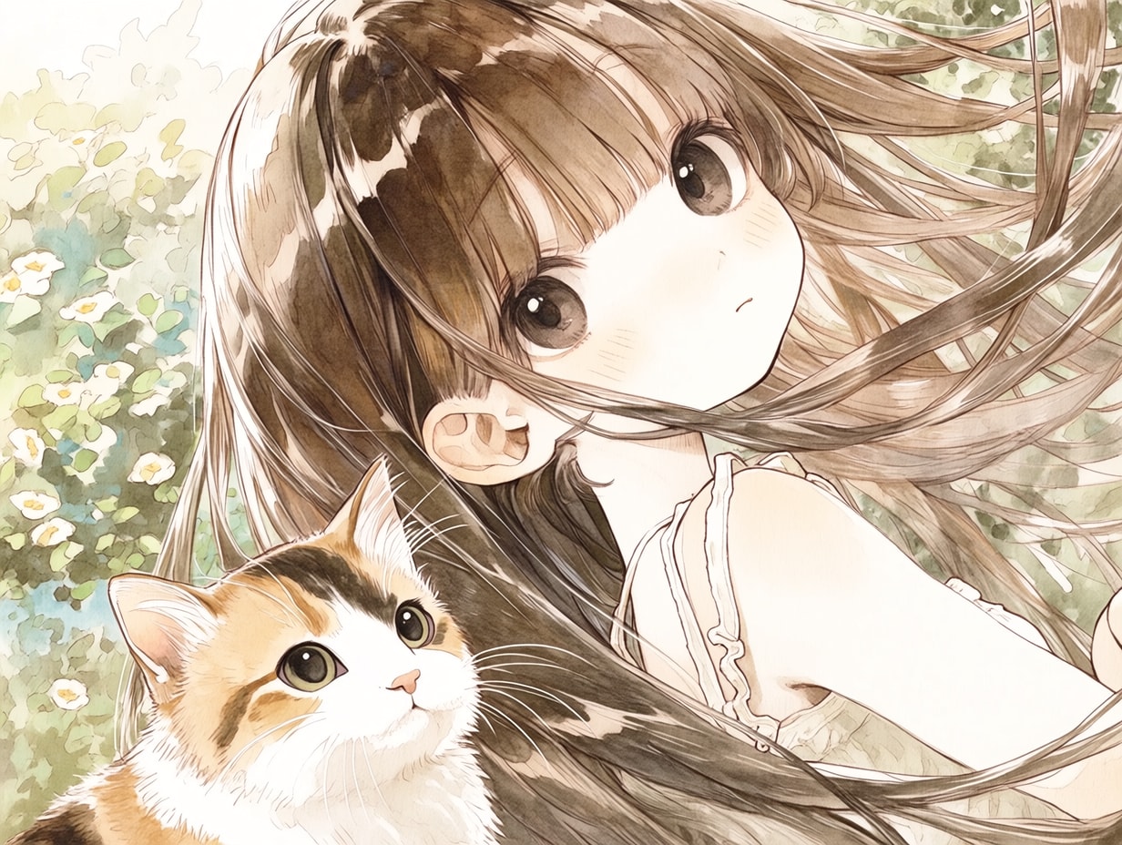 おはよう三毛殿（１０）niji7 | の人気AIイラスト・グラビア