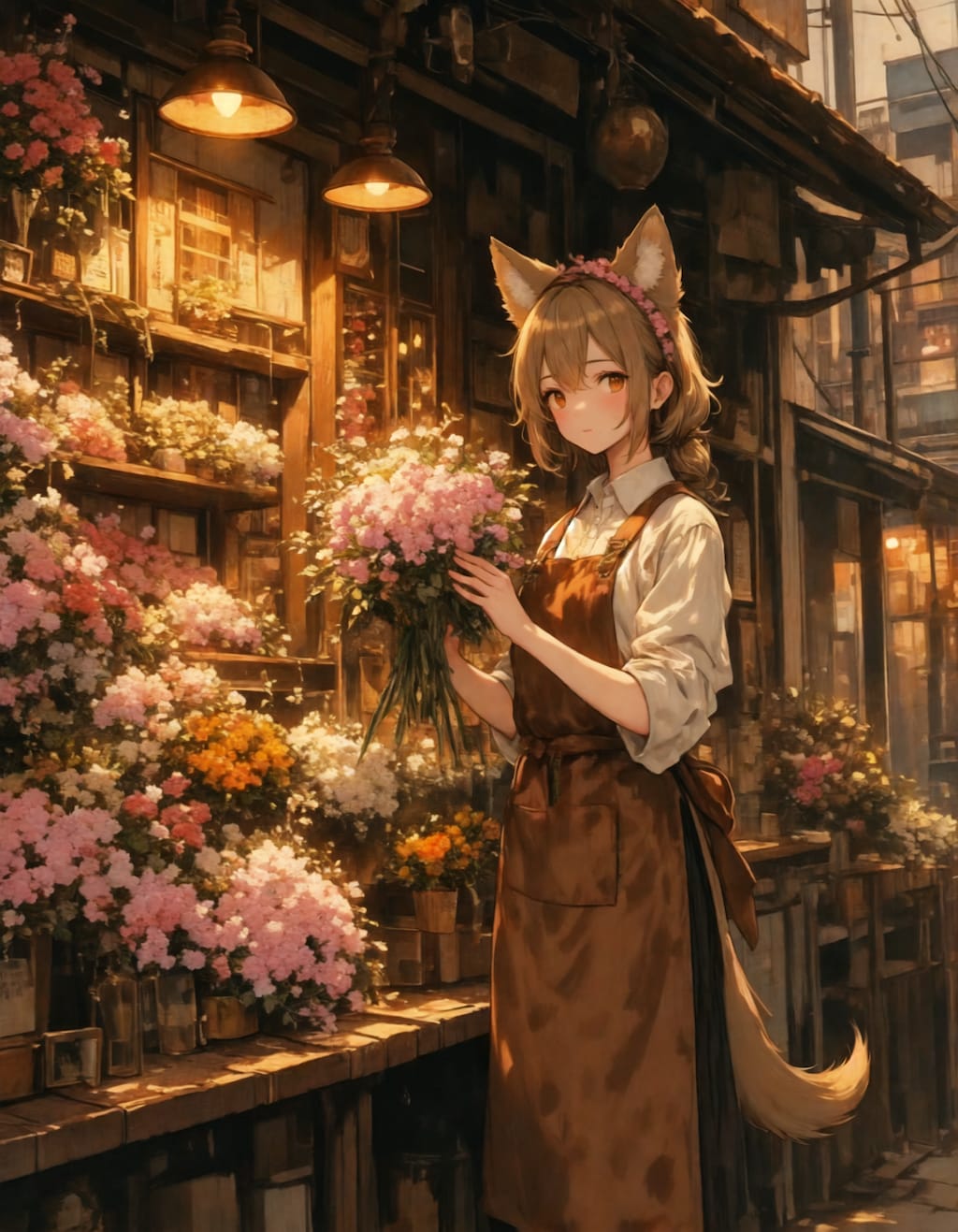 ケモ耳花屋さん