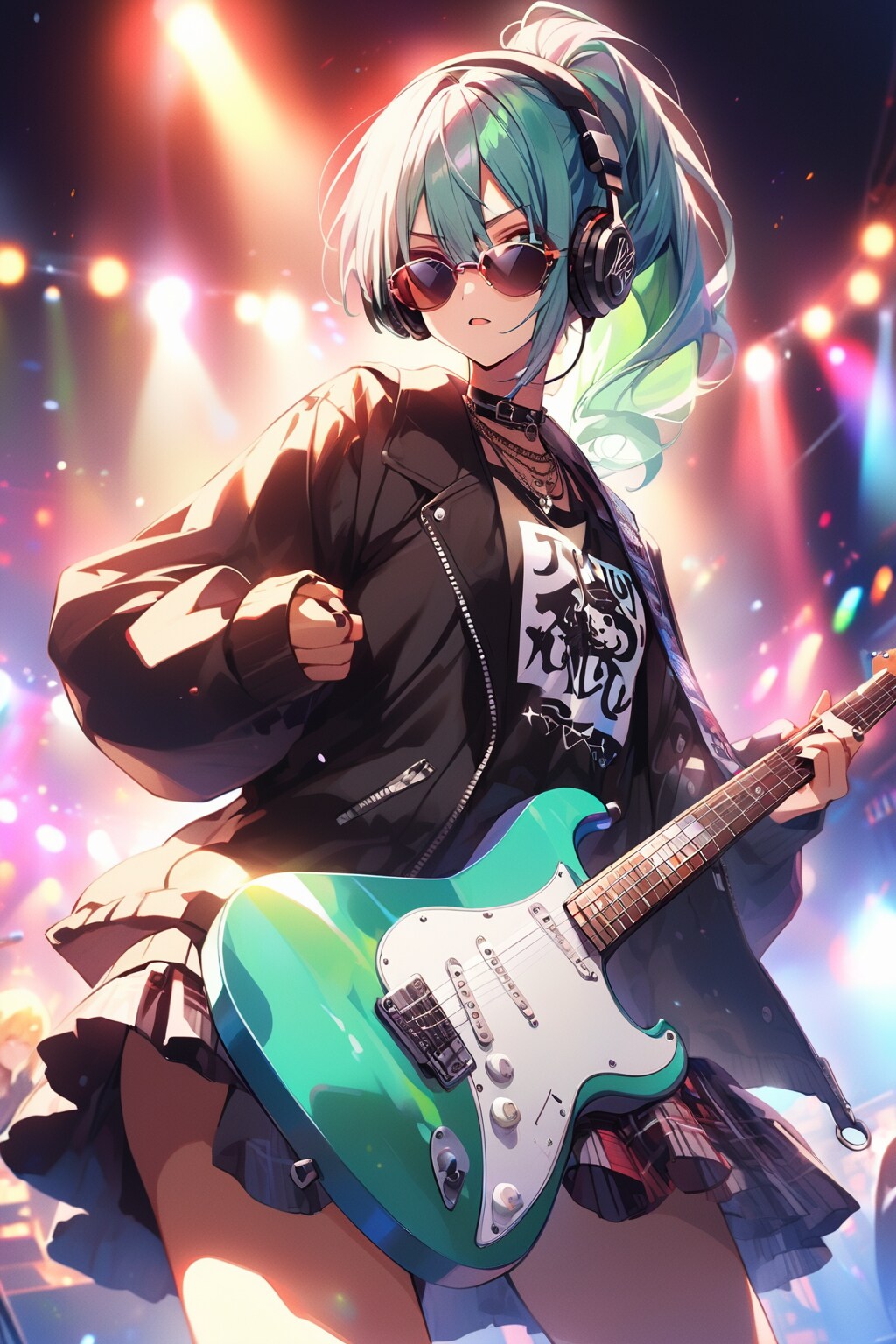 謎のギタリスト現る‼️ | の人気AIイラスト・グラビア
