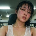 【プロンプトあり】練習後、汗ビチャ 乳首透け 2枚目