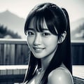 モノクロ温泉 4枚目