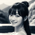 モノクロ温泉 3枚目