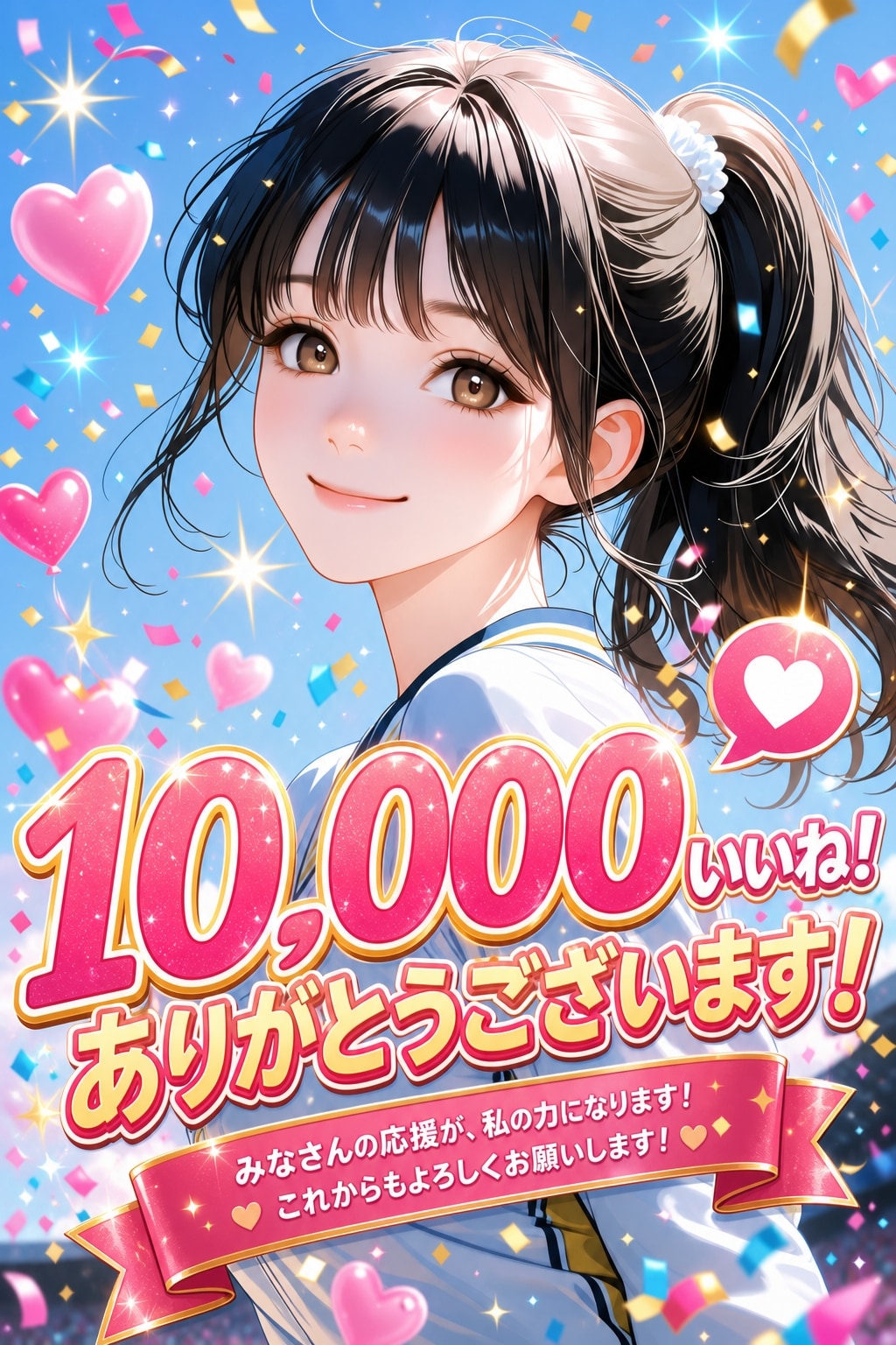 10,000いいね！ありがとございます🙇 | の人気AIイラスト・グラビア
