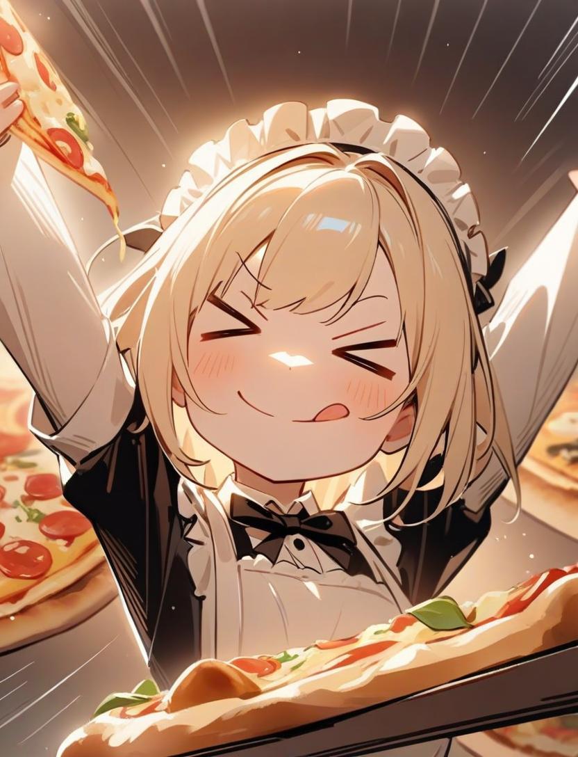 😋光のてへぺろ＆闇のてへぺろ😋 | の人気AIイラスト・グラビア