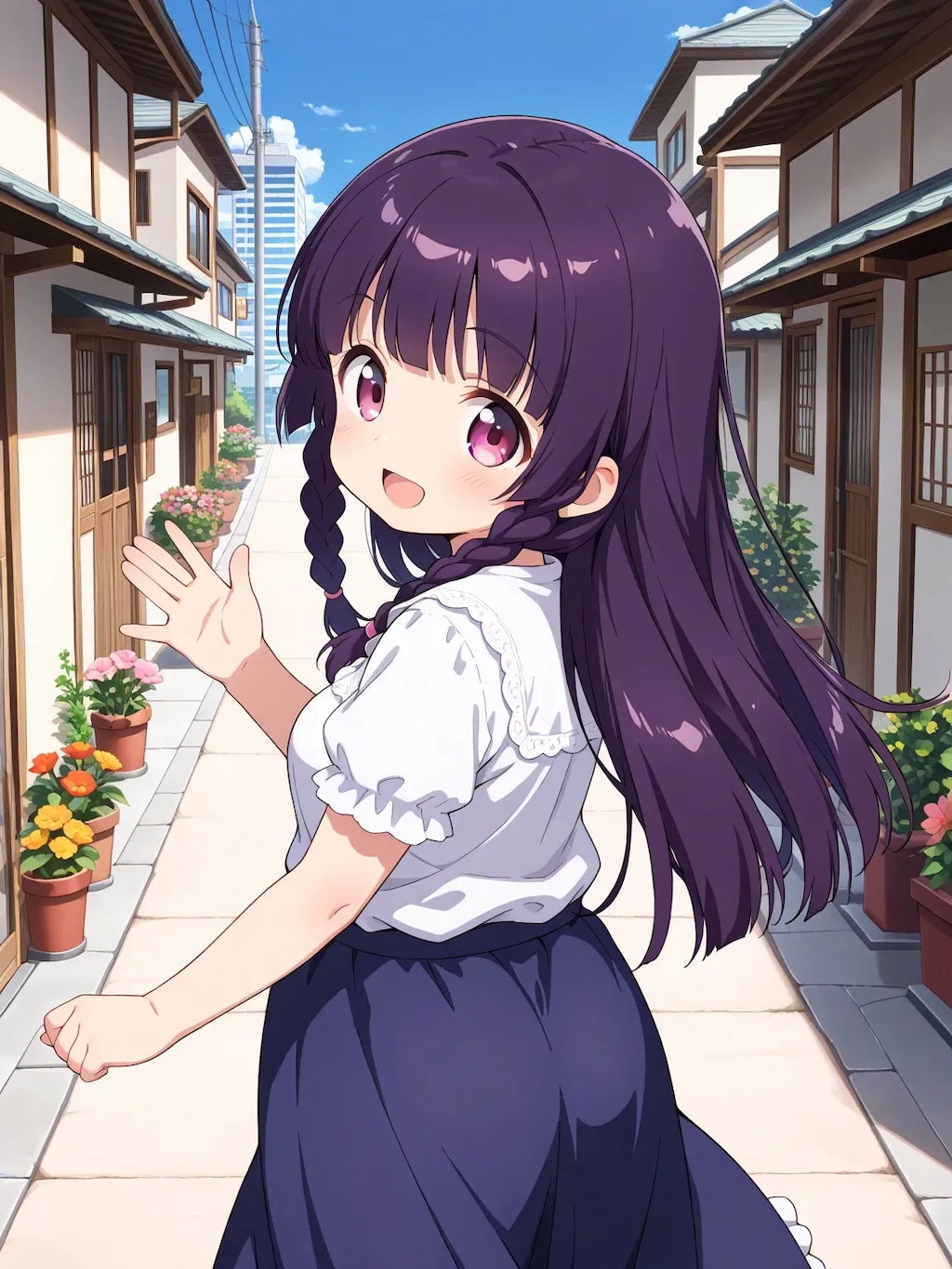 朝の住宅街9