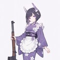 武装着物メイドさん 3枚目