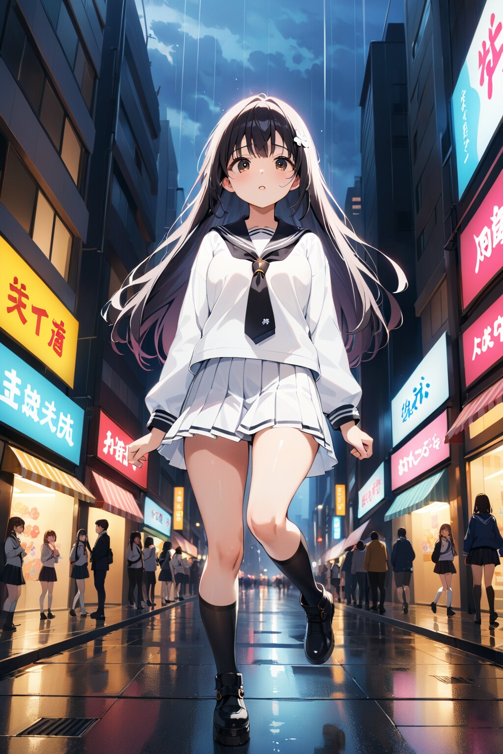 セーラー服と雨