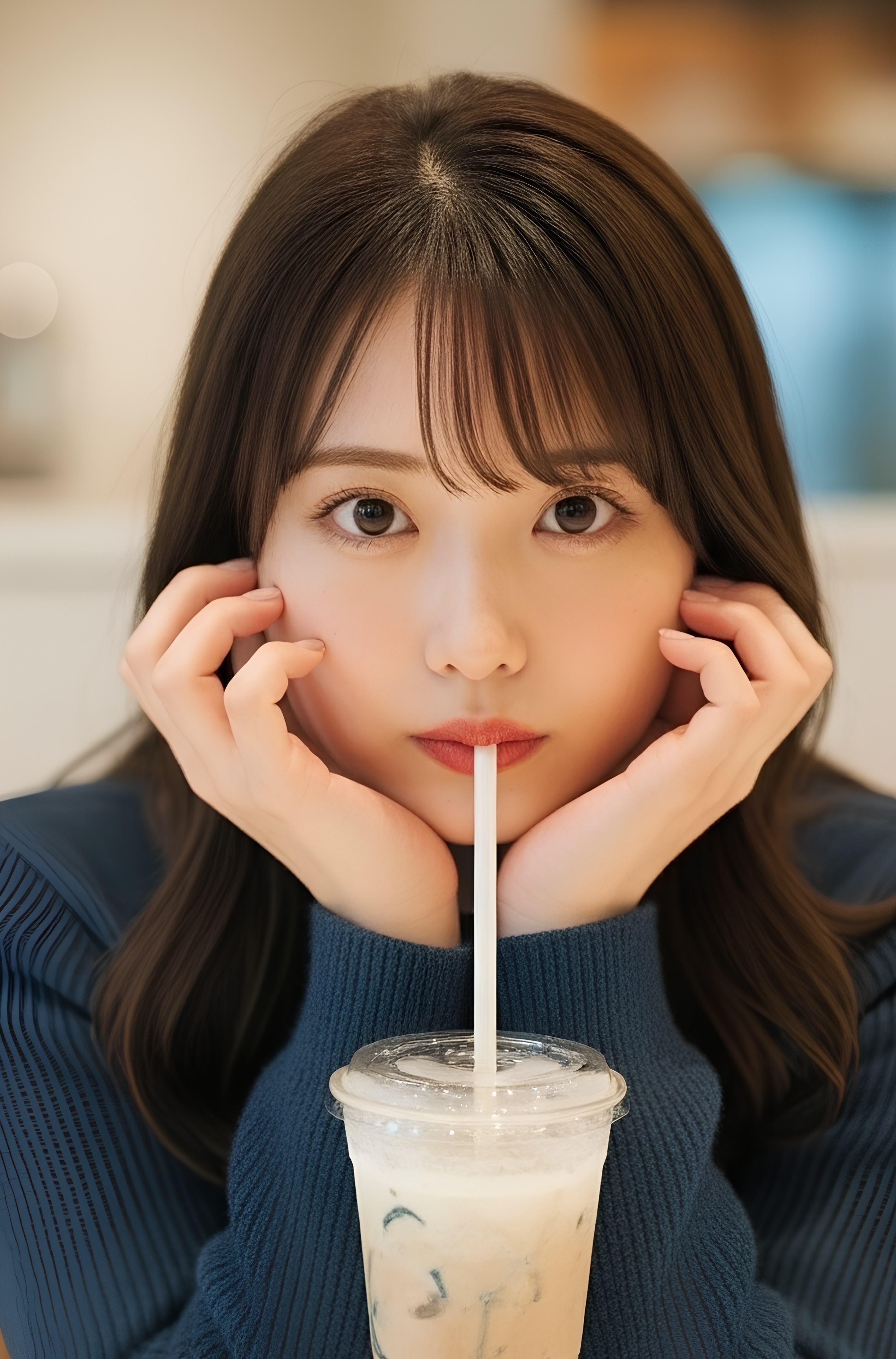 【高画質】カフェ店員が美人の客をこっそり撮影 part1