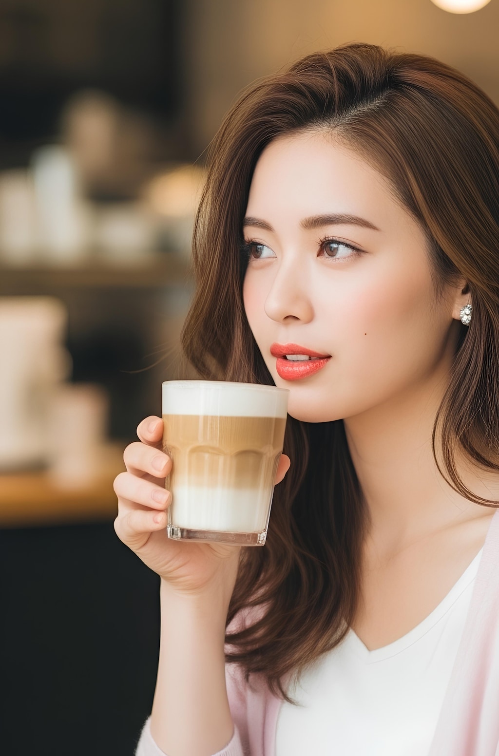 【高画質】カフェ店員が美人の客をこっそり撮影 part1