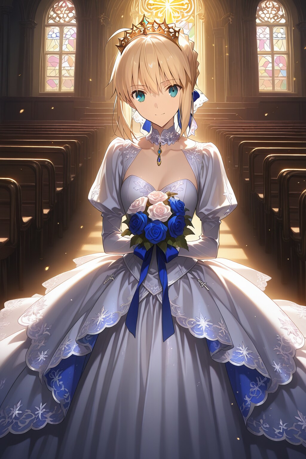 【i2i プリンセススタイル】セイバー　ーYラインネックホルダードレス Ver. 02 ー