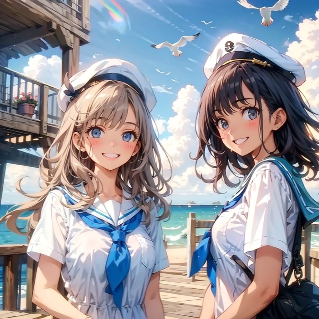 海岸沿いの学校