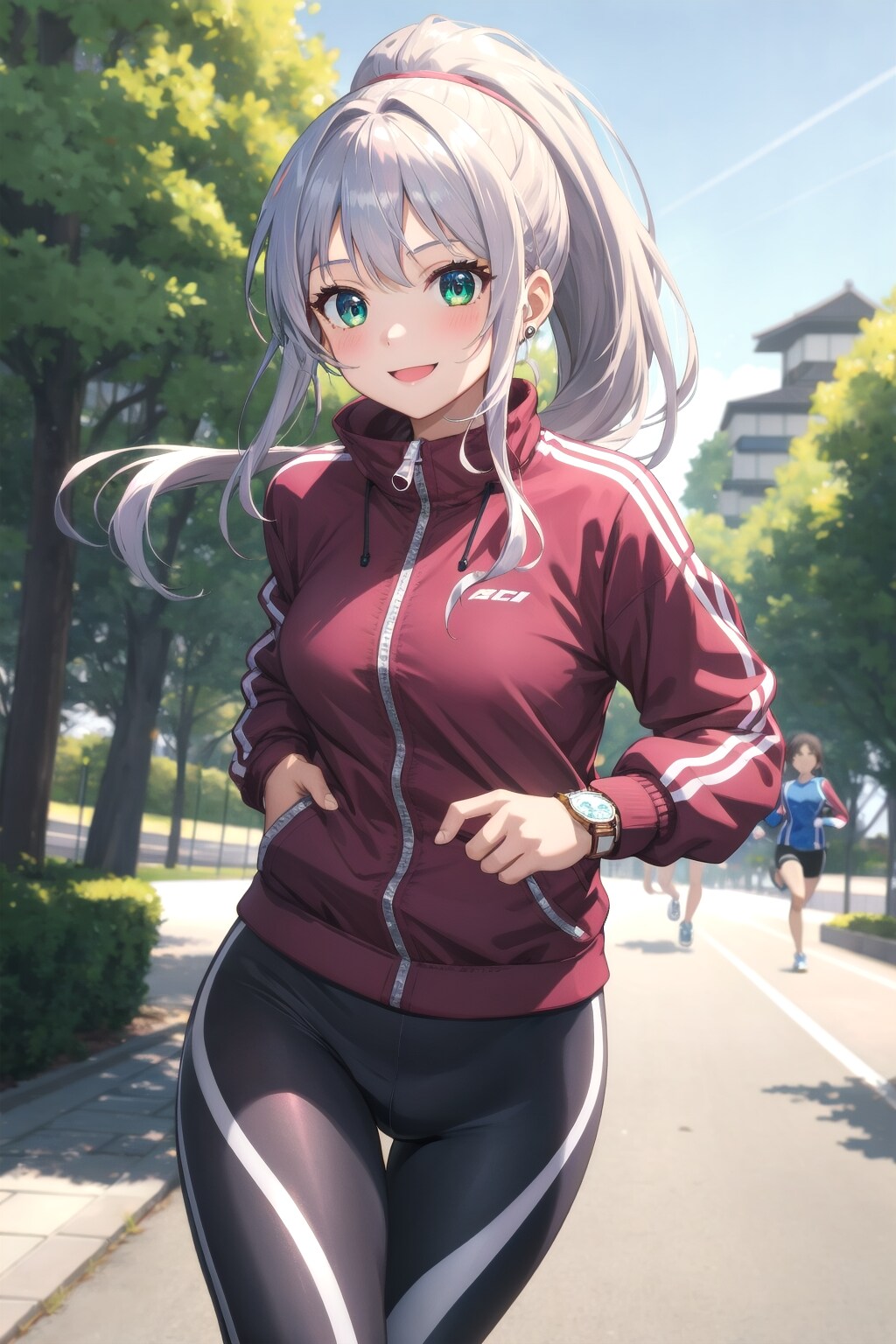 早朝ジョギング