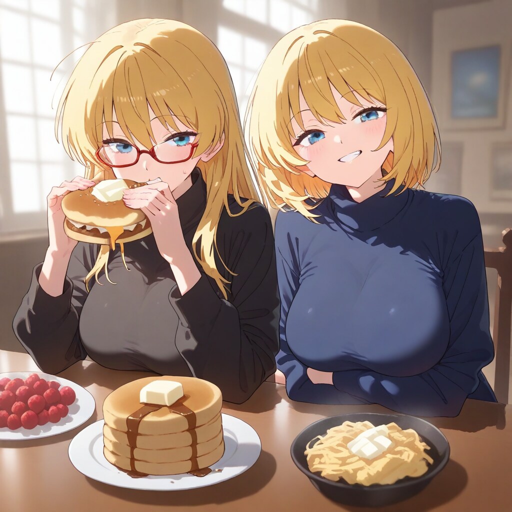 バターたっぷりなカテジナさんの絵。