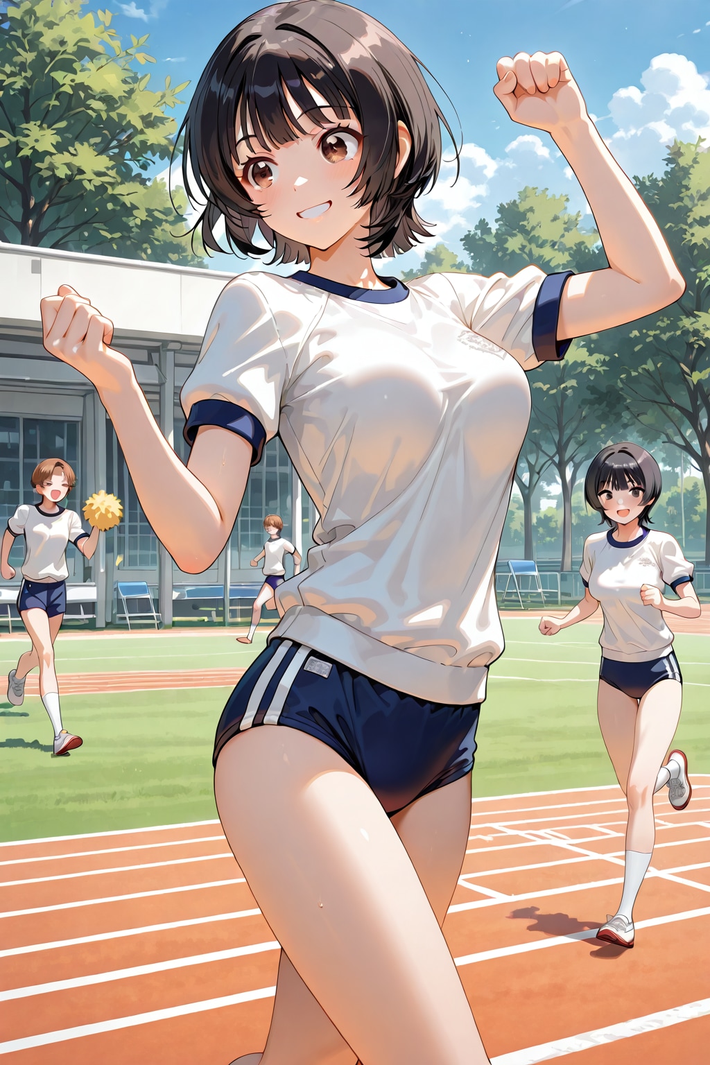 スポーツもデキるBUBBLEちゃん | の人気AIイラスト・グラビア