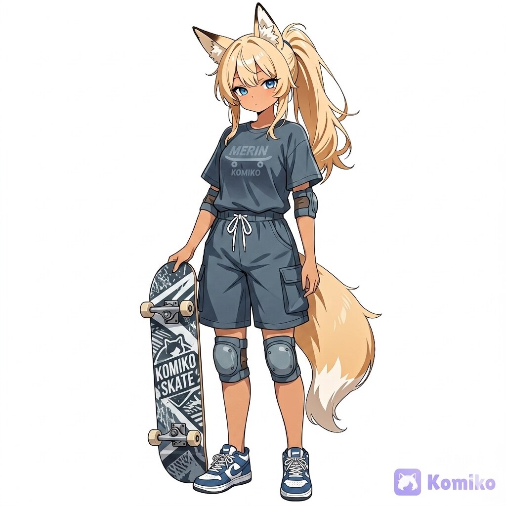 Keiko, skateboarder