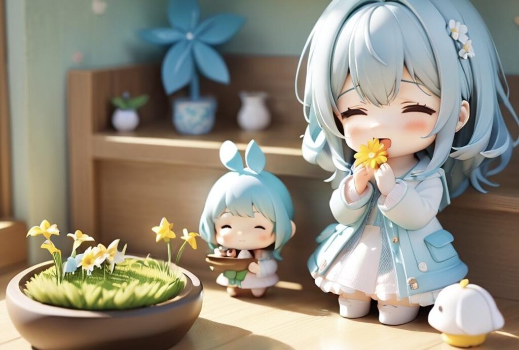 夢描く、春の日差しに、やる気出す