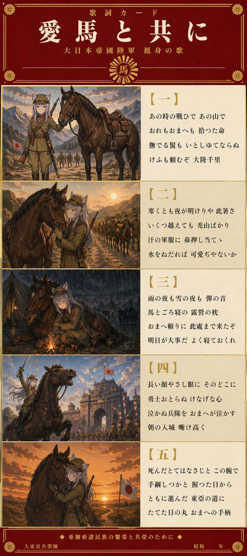 歌詞カード作成プロンプト