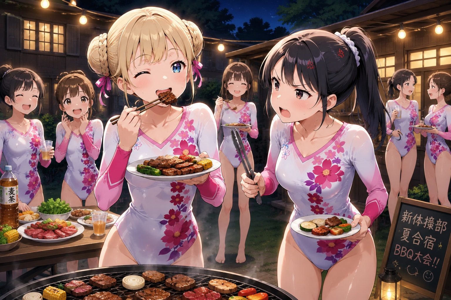 「その肉🥩わたしの〜！」「名前書いてないも〜ん」