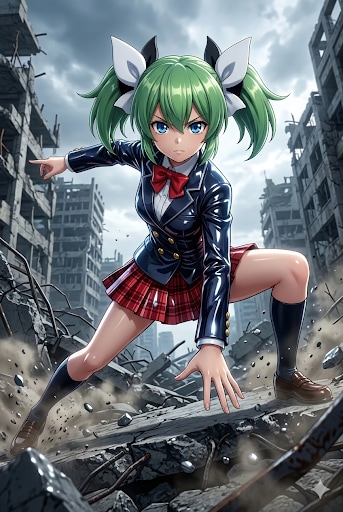 NEEDLESS　山田　ブレザー | の人気AIイラスト・グラビア