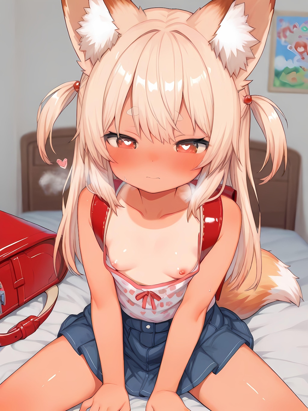 日焼け狐耳JS【R18版】
