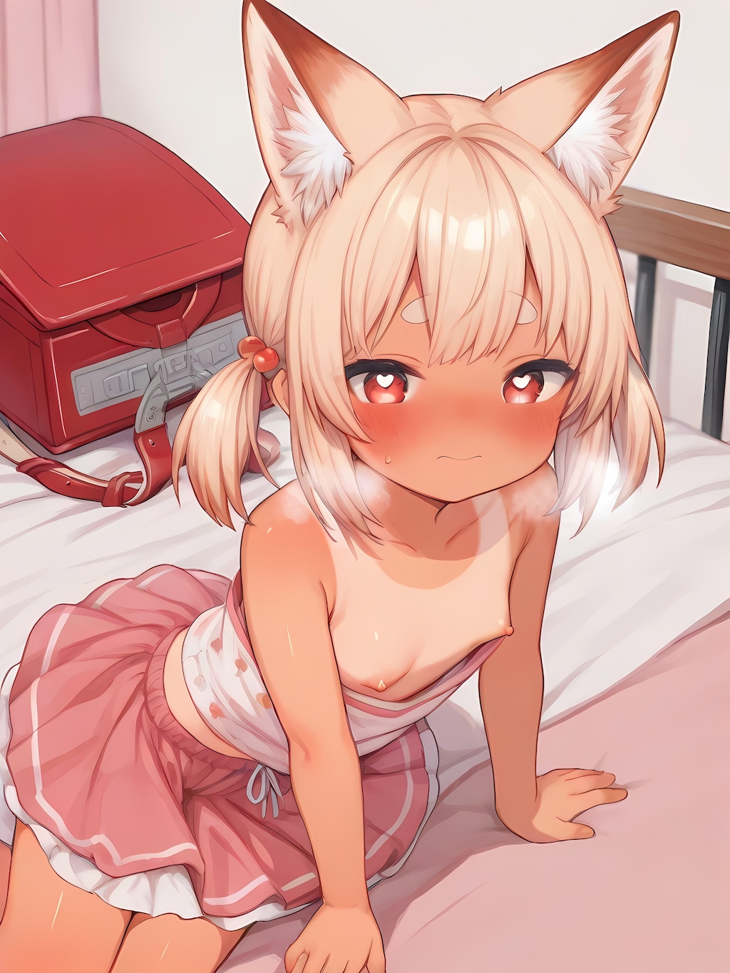 日焼け狐耳JS【R18版】