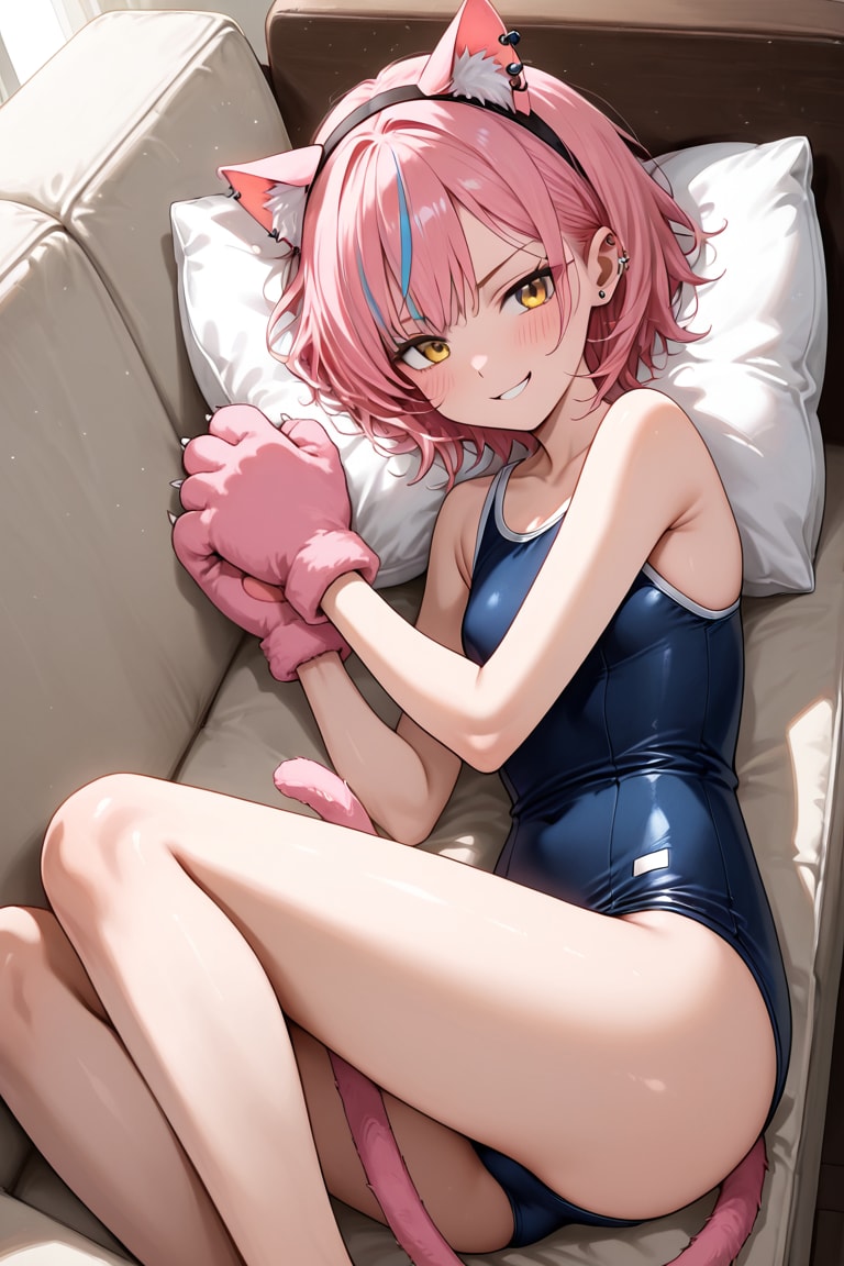 スク水にゃんにゃん