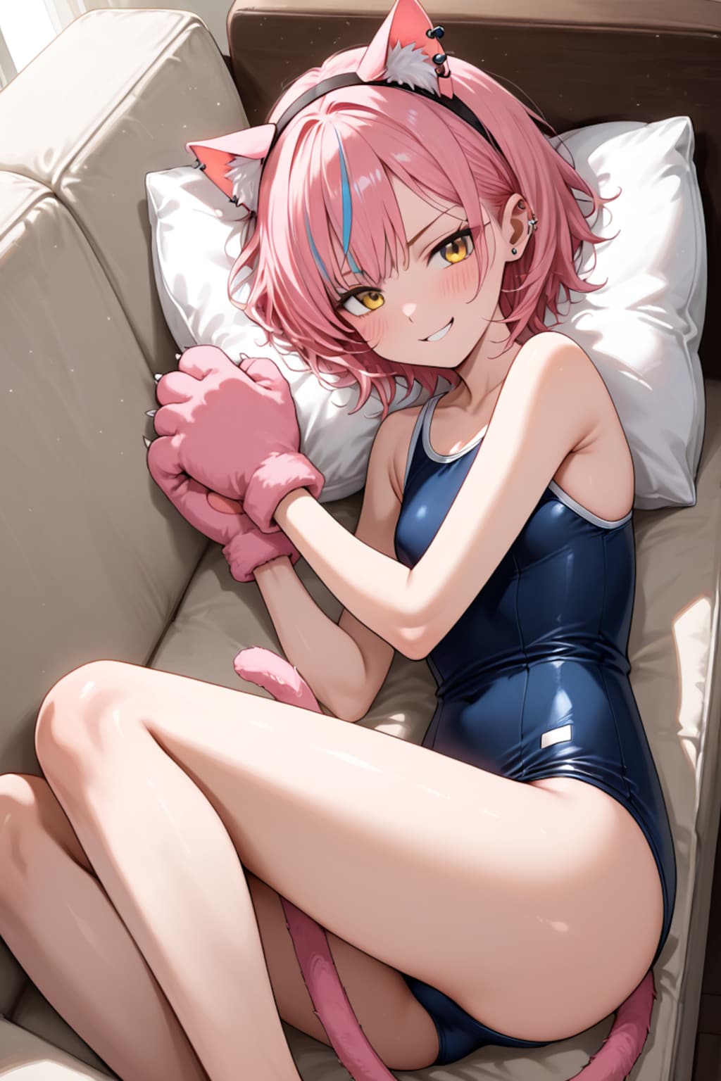 スク水にゃんにゃん