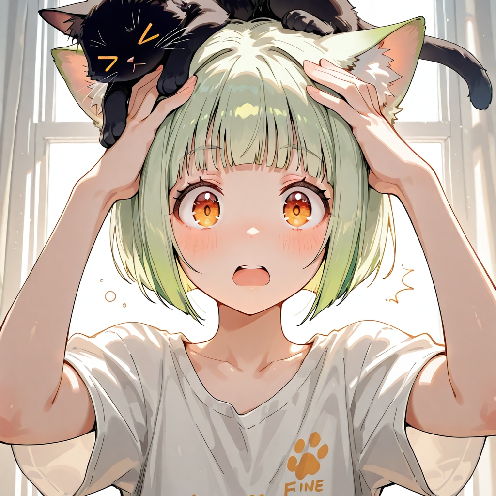 猫耳が生えちゃった