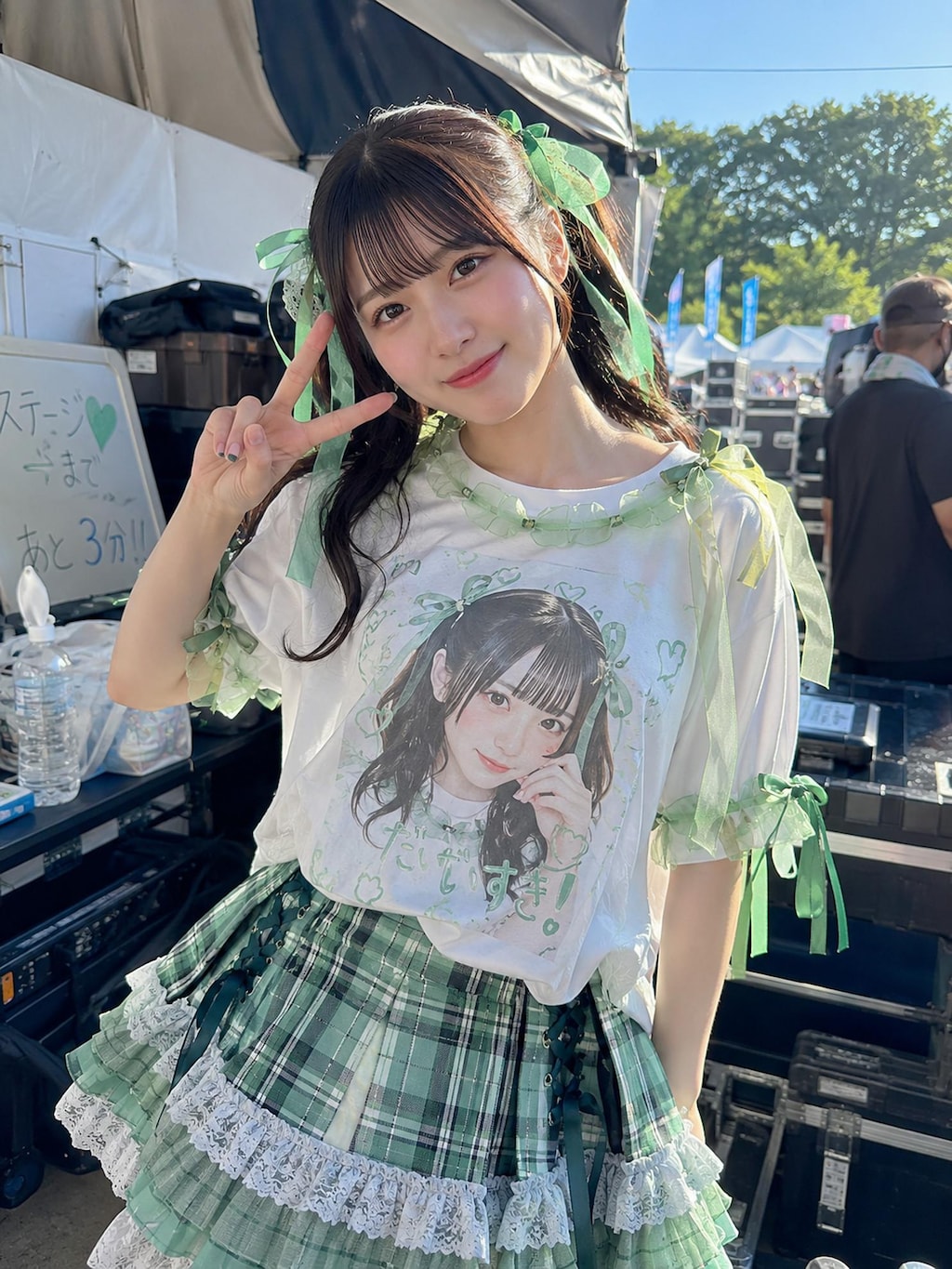 「推しと夏フェス総選挙」～どのカラーのメンバーを推しますか？～(ほいさん主催「うちの子夏服総選挙」参戦作品)