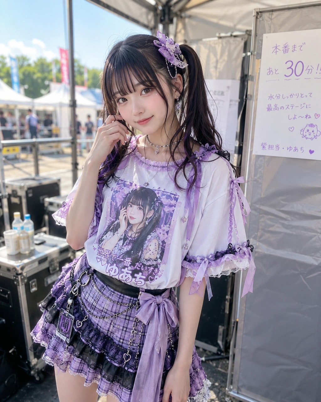 「推しと夏フェス総選挙」～どのカラーのメンバーを推しますか？～(ほいさん主催「うちの子夏服総選挙」参戦作品)