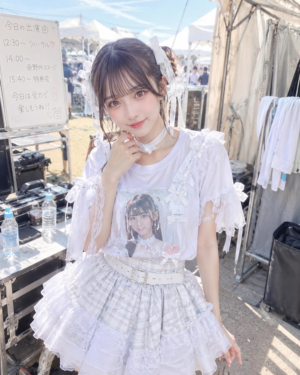 「推しと夏フェス総選挙」～どのカラーのメンバーを推しますか？～(ほいさん主催「うちの子夏服総選挙」参戦作品)