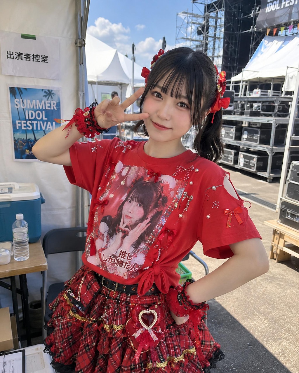 「推しと夏フェス総選挙」～どのカラーのメンバーを推しますか？～(ほいさん主催「うちの子夏服総選挙」参戦作品)