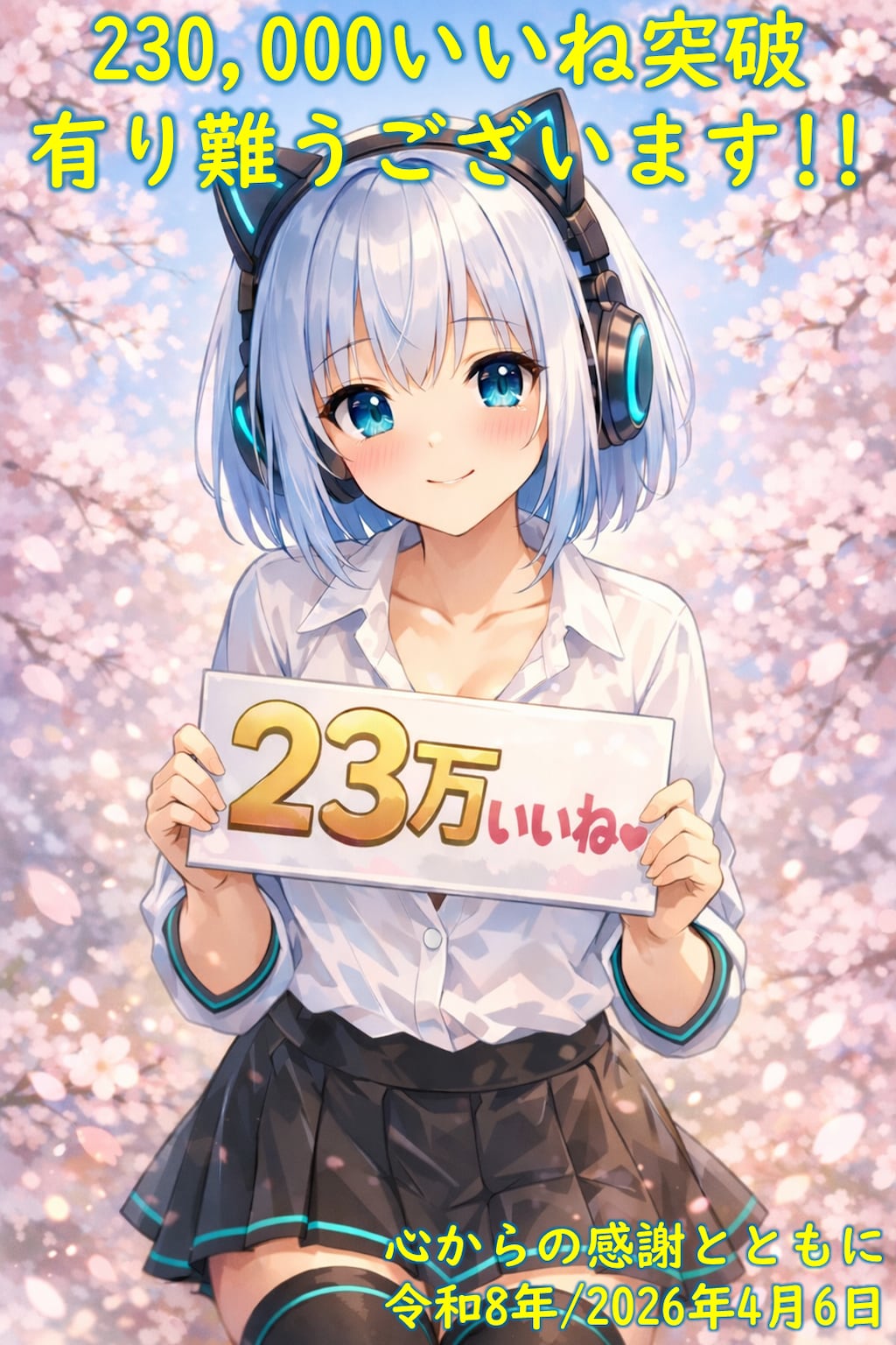 23万いいね突破有り難うございました。