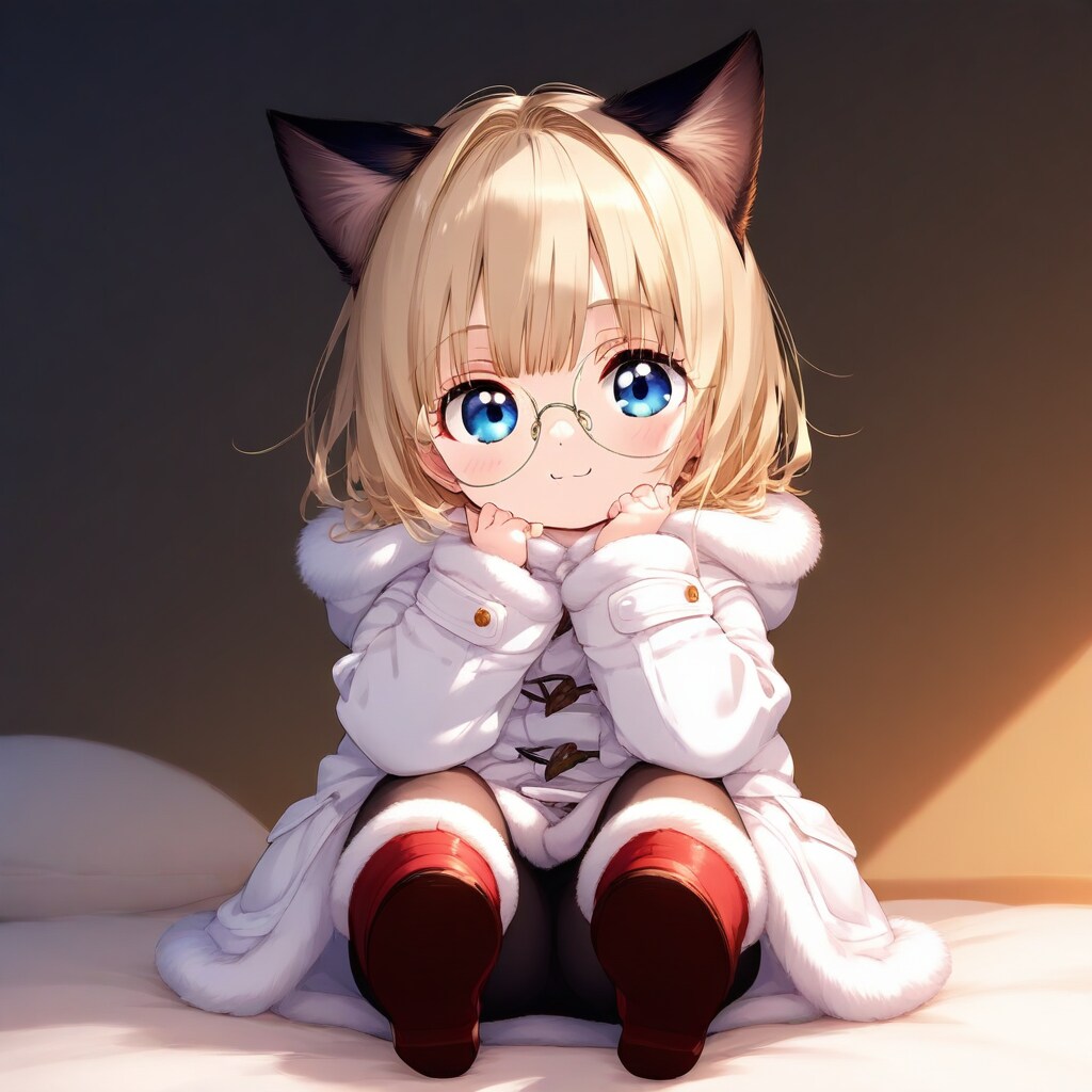 ケモ耳のメガネっ娘