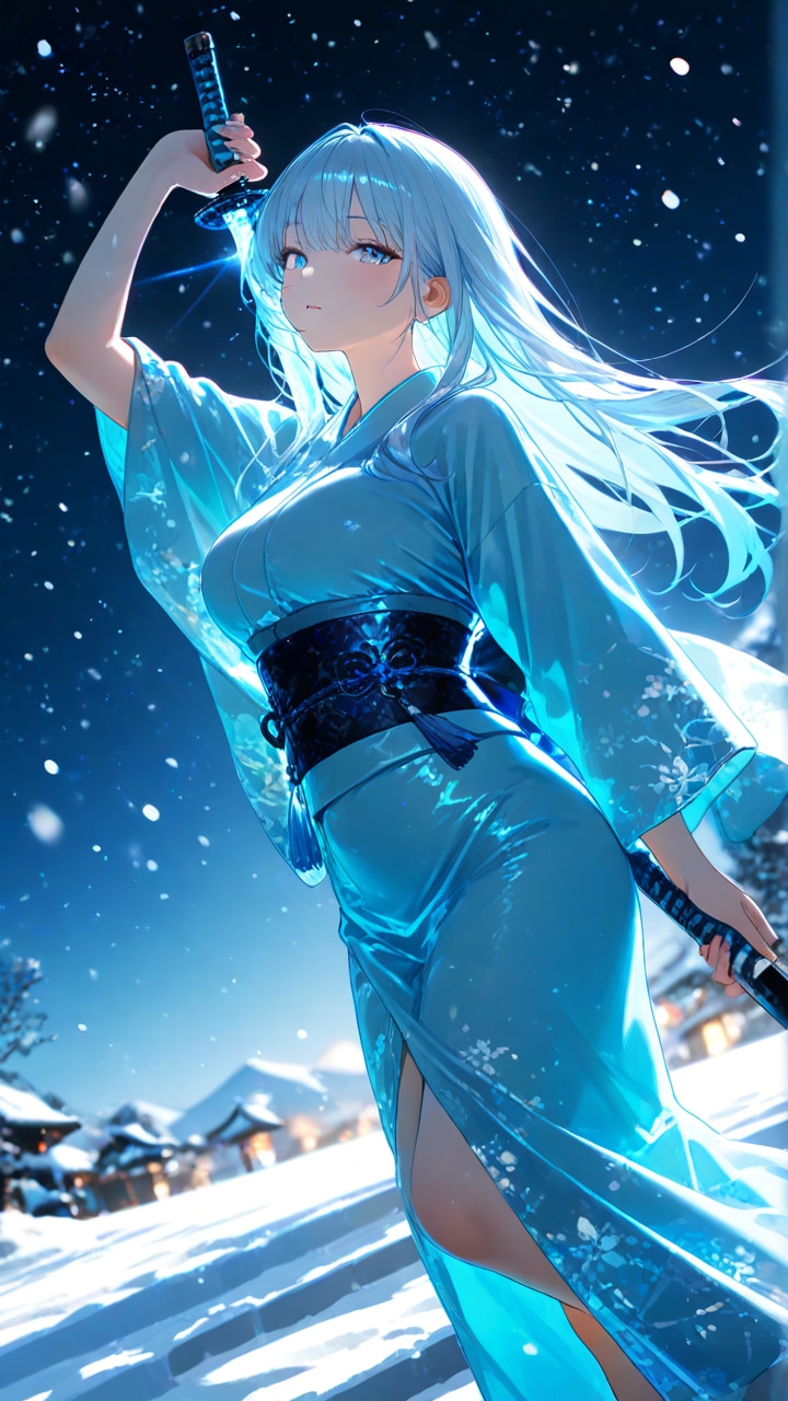 剣人雪女 | の人気AIイラスト・グラビア