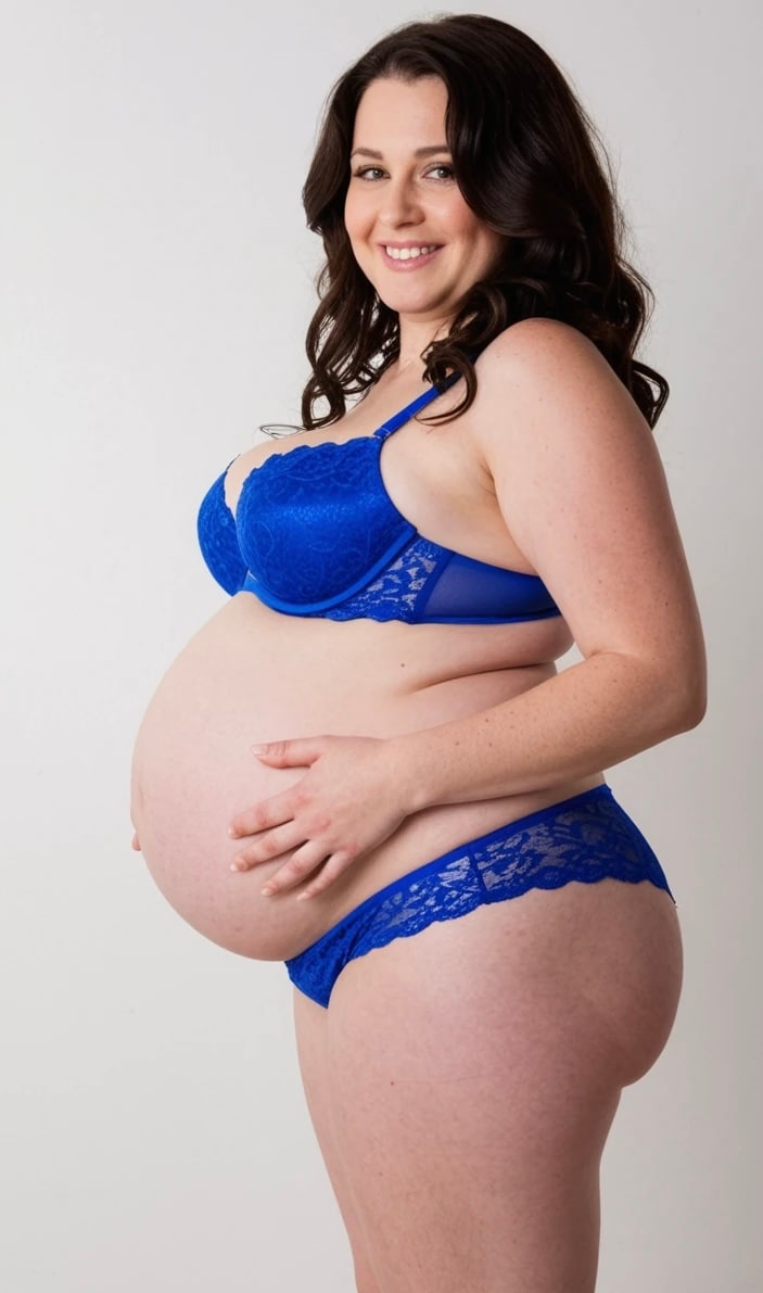 妊婦の外国人お姉さん