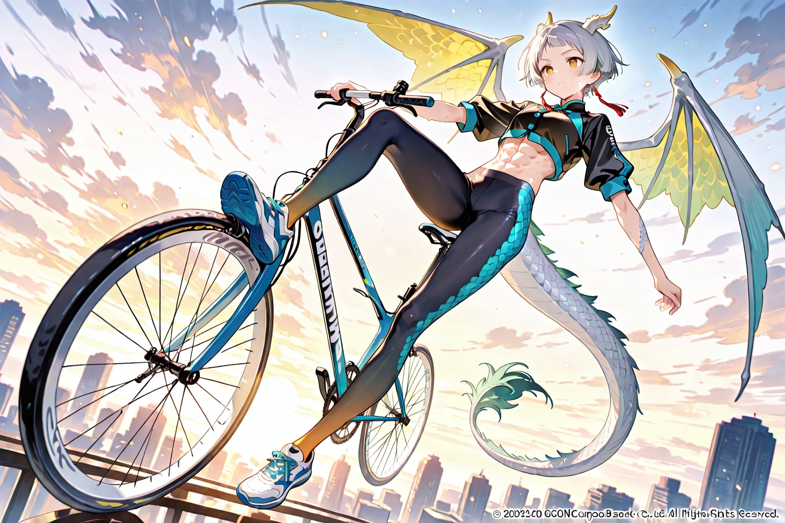 🚲【BMX】リン・フェイ（琳 飛）🏢 | の人気AIイラスト・グラビア