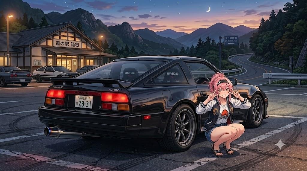 リカちゃん硬派なマシーンに乗る