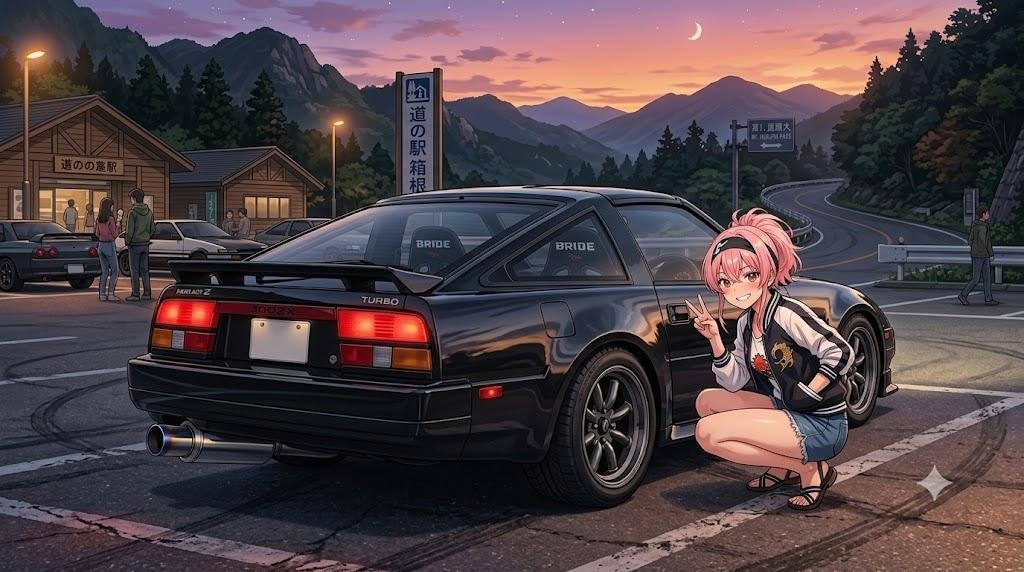 リカちゃん硬派なマシーンに乗る
