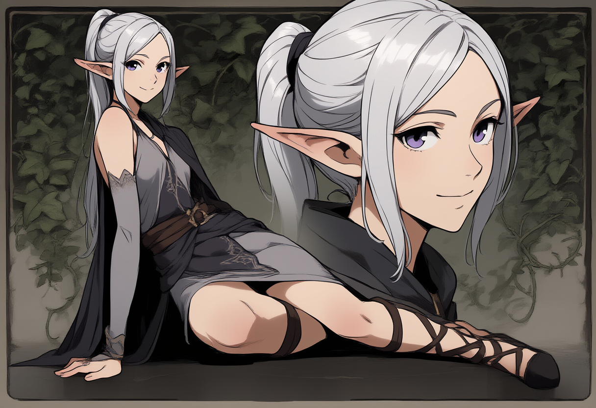 ちょっとだけダークなエルフさん（詰め合わせ | の人気AIイラスト・グラビア