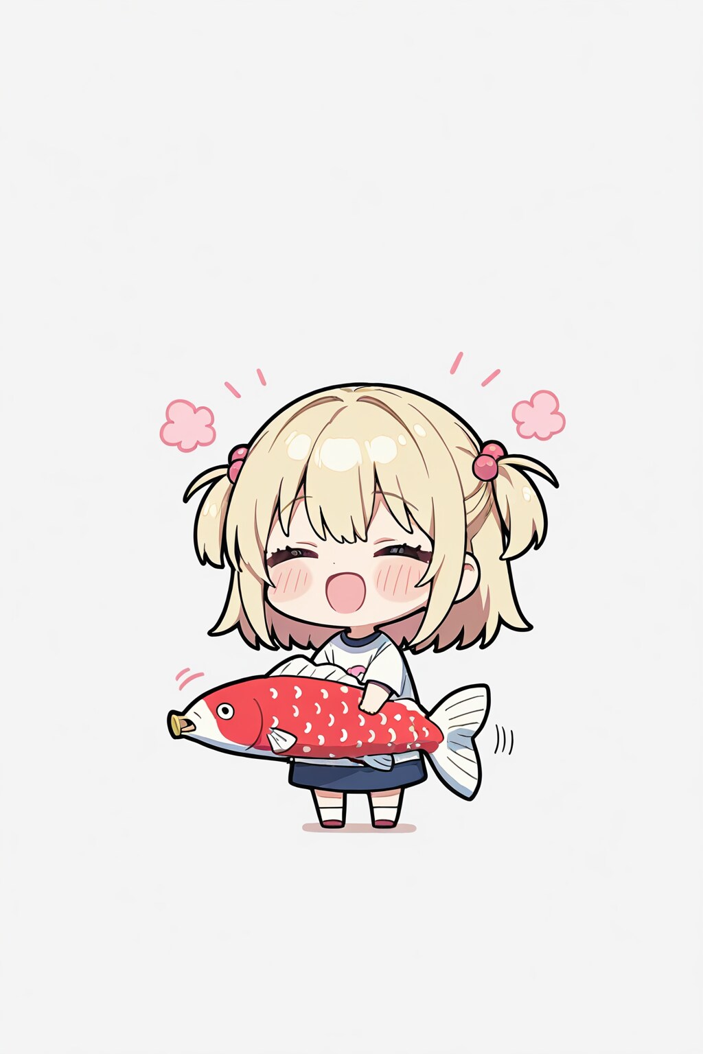 鯉のぼりと女の子