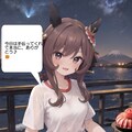 ウマ娘・ジェンティルちゃん、富士山が見える田子の浦漁港そばの海鮮レストランでファンに鮪の刺身料理を大量に提供して喜ばせる 4枚目