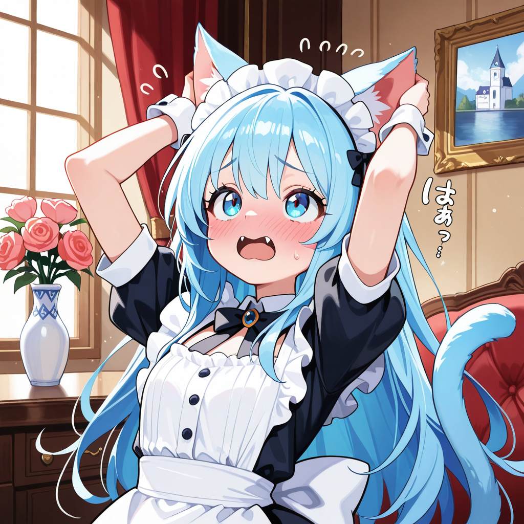どっ、どうしましょう！？猫耳になってしまいましたぁ！！💦